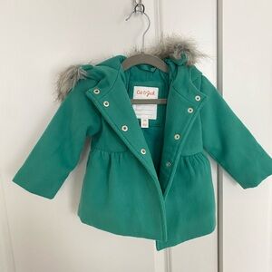 Cat and Jack green winter coat